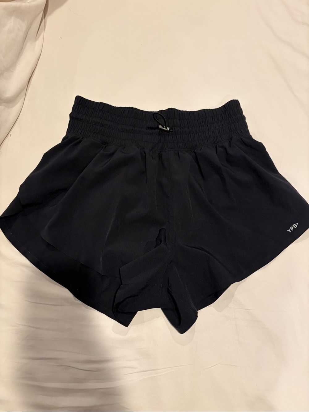 Abercrombie & Fitch Black Women’s Athletic Shorts with Drawcord
